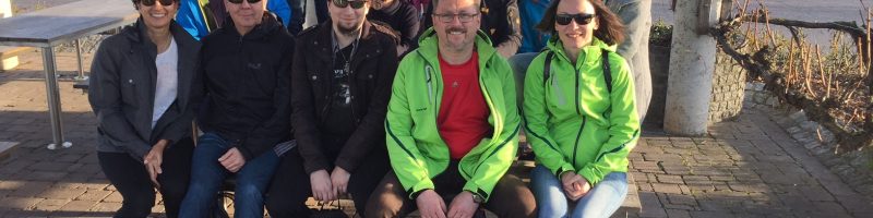 Wein-und Wanderlust: Federballer auf Frühjahrskurs