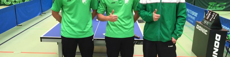 VfL-Tischtennis-Team im Pokalfinale nur knapp geschlagen