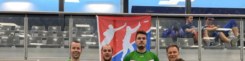 Frisbeeteam erfolgreich bei der ersten Indoor-Europameisterschaft