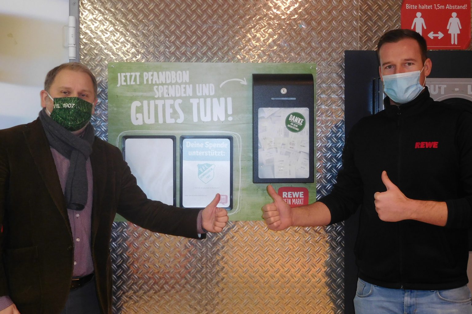 Gemmrigheimer REWEMarkt unterstützt den VfLNachwuchs VfL Gemmrigheim