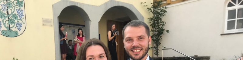 VfL-Fußballer Marcel Muschinski unter der Haube