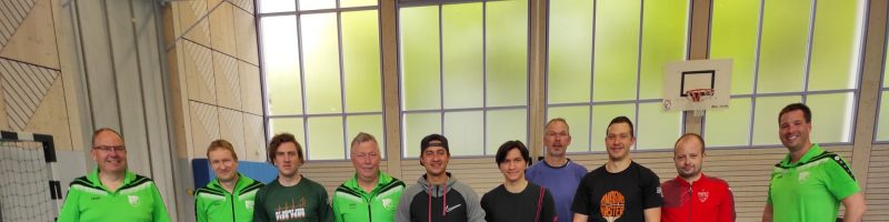 Vereinsmeisterschaften im Einzel der Abteilung Tischtennis