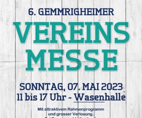 Vereinsmesse am 7. Mai 2023 in der Wasenhalle
