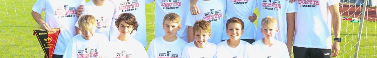 U13 ist Meister im Bezirk Unterland