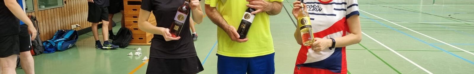 Juxturnier im Badminton