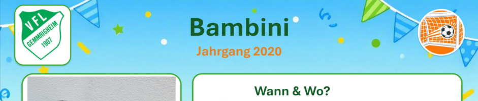 Fußball Bambini